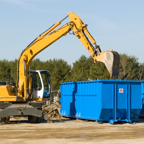 how does a residential dumpster rental service work in Dennison